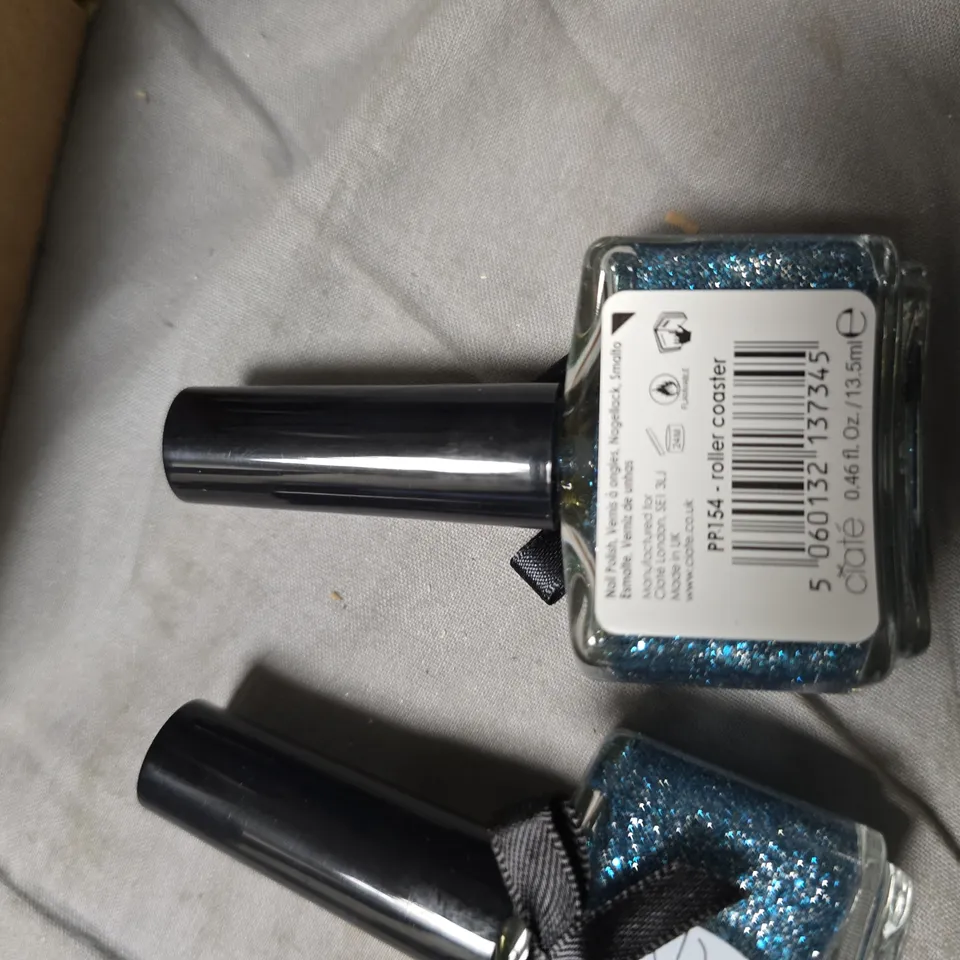 CIATÉ LONDON ROLLER COASTER GLITTER NAIL POLISH – 2 X 13.5ML BOTTLES