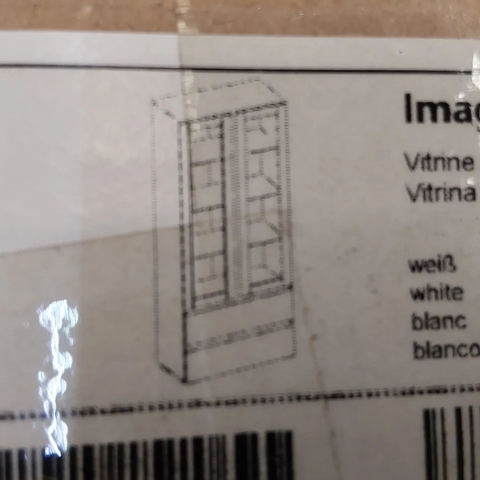 BOXED DISPLAY CABINET IN WHITE (2 BOXES)