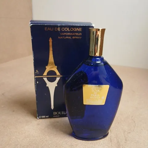 BOXED BOURJOIS SOIR DE PARIS EAU DE COLOGNE 230ML