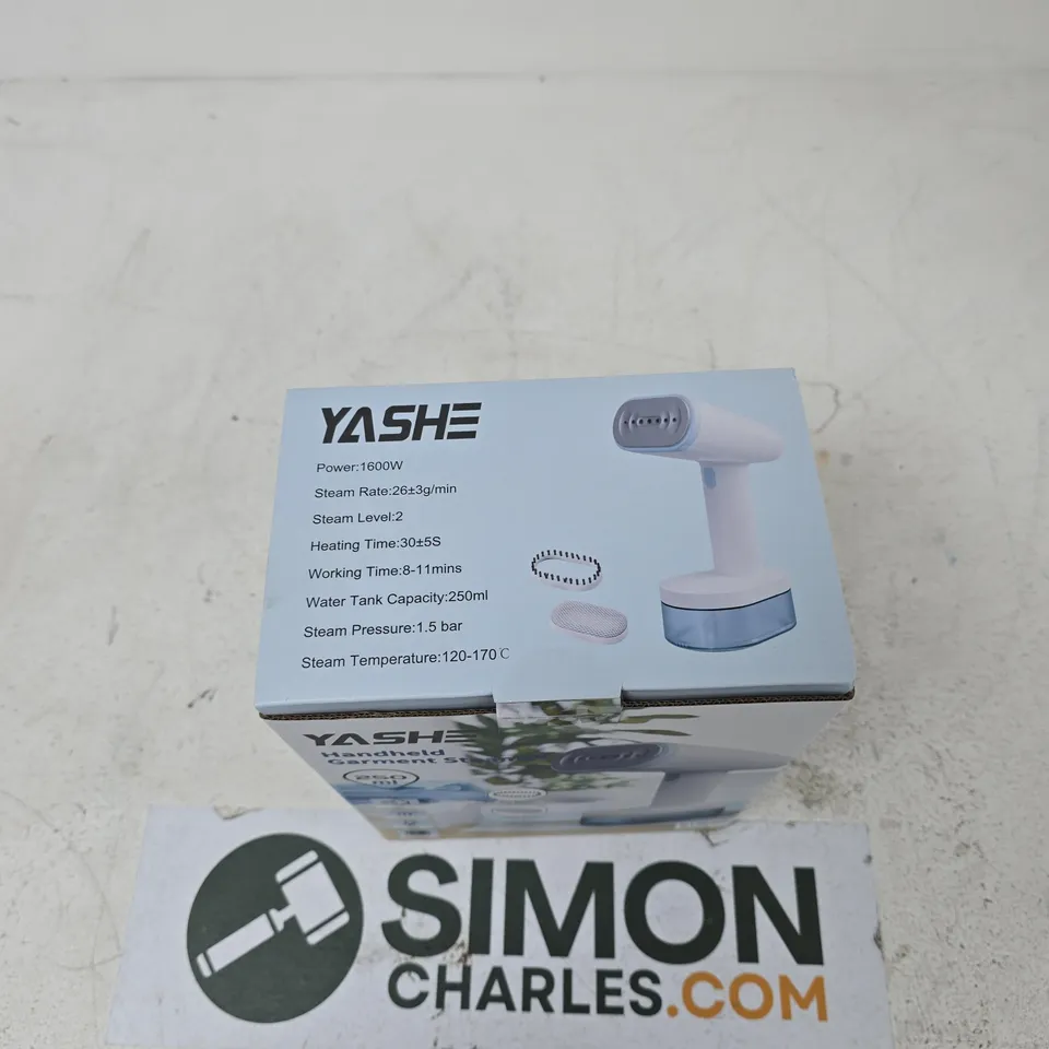 YASHE HANDHELD GARMENT STEAMER – 1600W (BOXED)