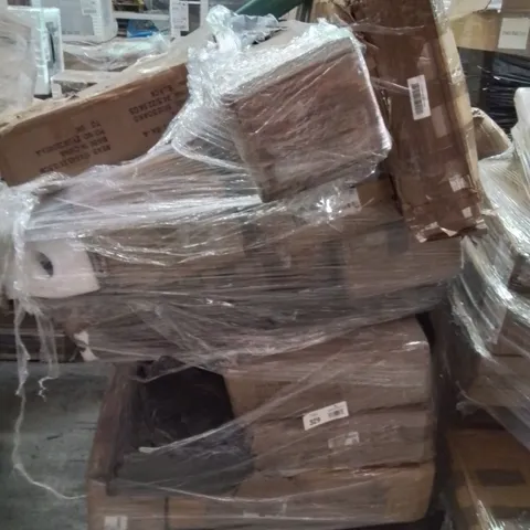 PALLET CONTAINING ASSORTED FURNITURE PARTS, SIDEBOARDS ETC.
