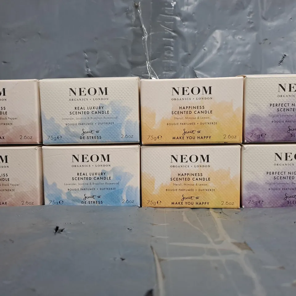 NEOM 8-PIECE SCENTED CANDLE SET