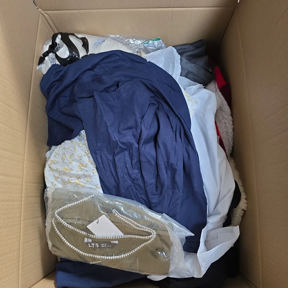 APPROXIMATELY 25 ASSORTED CLOTHING AND FASHION PRODUCTS IN VARIOUS STYLES AND SIZES - COLLECTION ONLY