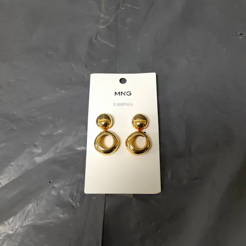 MANGO CIRCULAR HANGING EARRINGS 