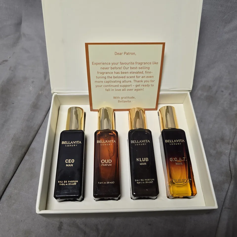 BOXED BELLAVITA LUXURY MENS PERFUME GIFT SET