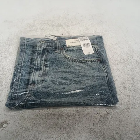 ABERCROMBIE & FITCH WOMEN'S HIGH RISE WIDE-LEG JEANS, UK 6 (26IN WAIST), REGULAR