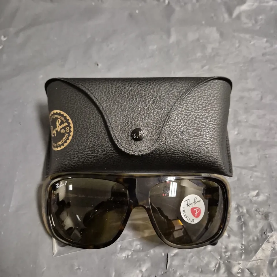 RAYBAN BLAIR POLISHED HAVANA ON TRANSPARENT BROWN