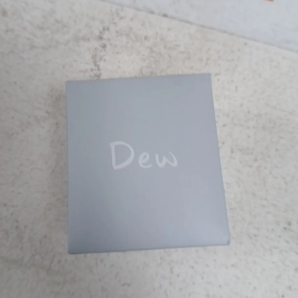 DEW STERLING SILVER JEWELLERY BLUE RECTANGULAR-CUT GEMSTONE STUD EARRINGS