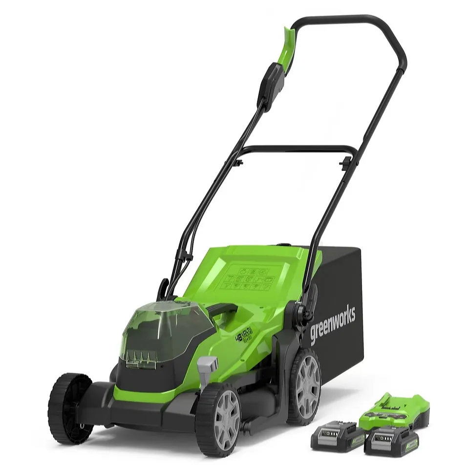 OUTLET GREENWORKS 48V 36CM G24X2LM36K2X CORDLESS LAWNMOWER