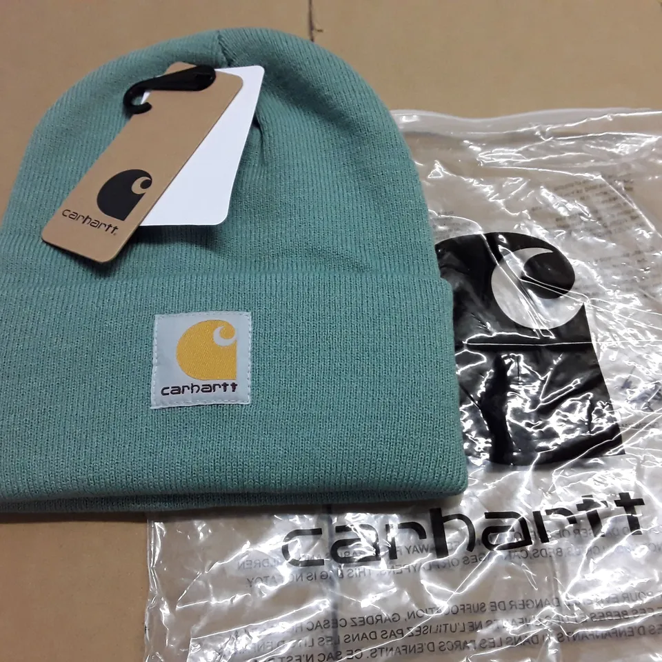 CARHARTT GREEN ACRYLIC WATCH HAT