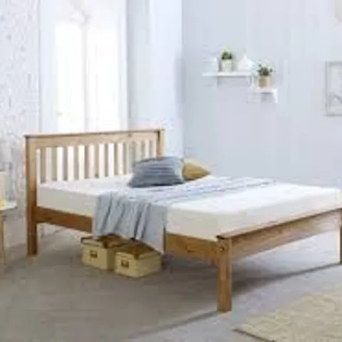 BOXED 3' SINGLE DORSET BED - WAXED (2 BOXES)