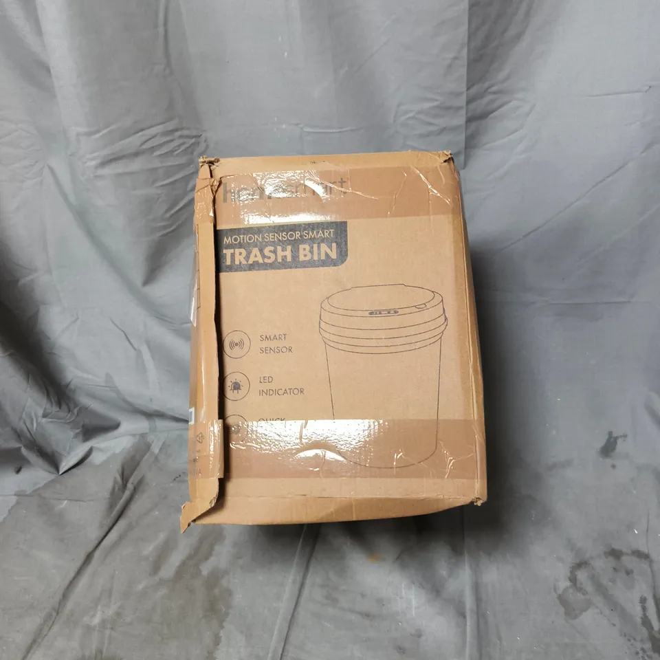 MOTION SENSOR SMART TRASH BIN – BLACK (BOXED)