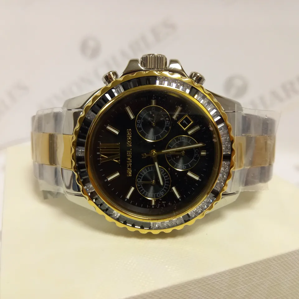 MICHAEL KORS EVEREST TRADITIONAL STAINLESS STEEL WATCH RRP £319