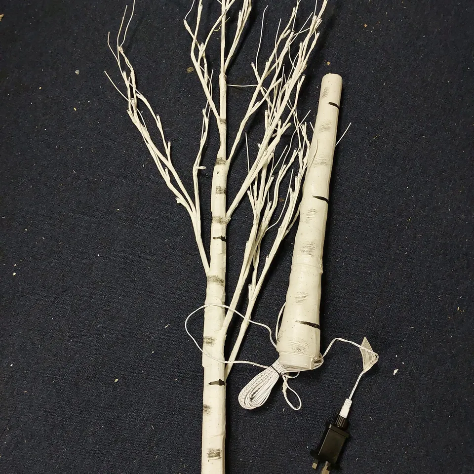 JOHN LEWIS PRE-LIT WHITE FROSTED BIRCH TREE - COLLECTION ONLY 