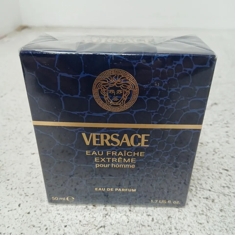 BOXED AND SEALED VERSACE EAU FRAICHE EXTREME EAU DE PARFUM 50ML