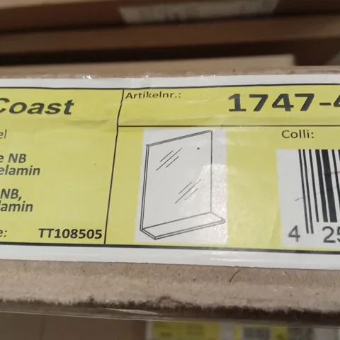 BRAND NEW BOXED COYCO ENTRYWAY MIRROR WITH SHELF (1 BOX)