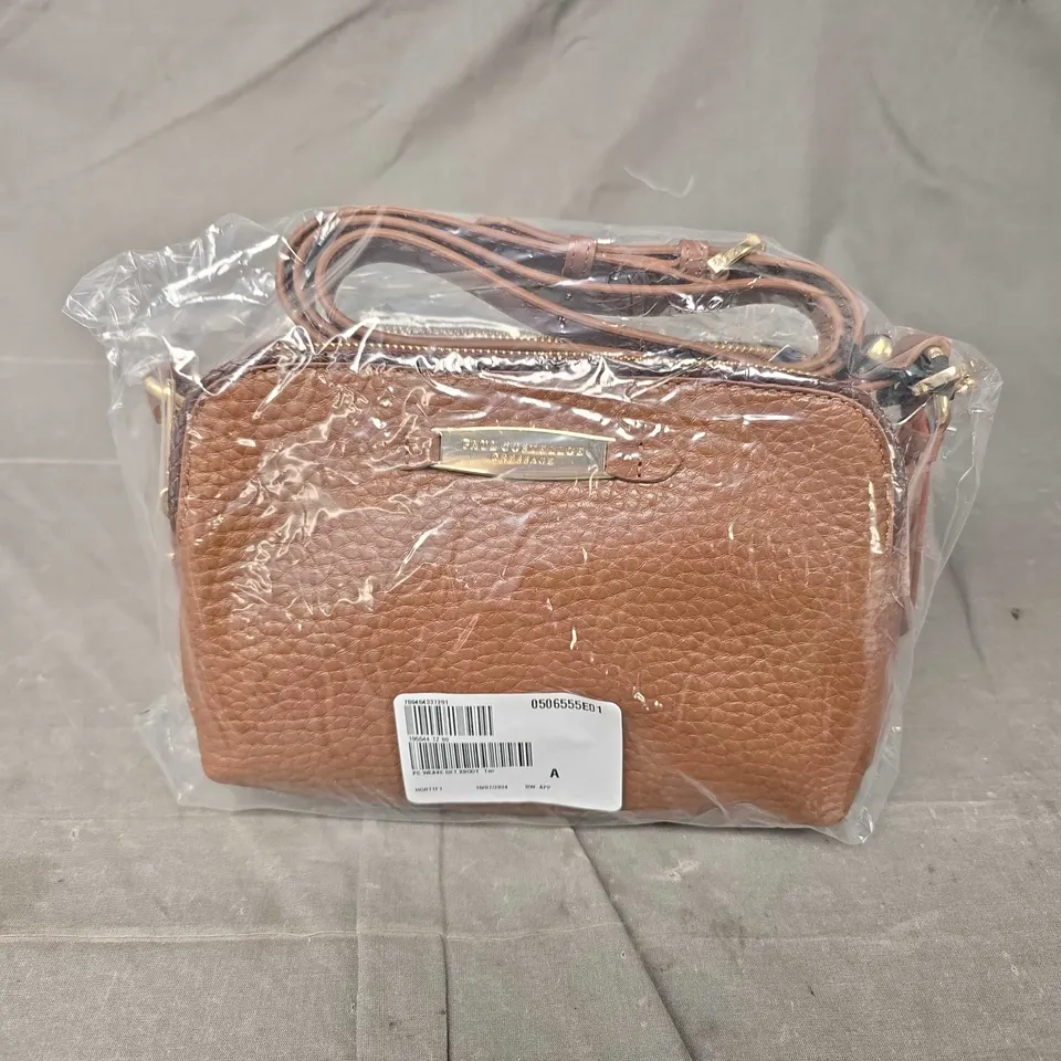 PAUL COSTELLOE WEAVE CROSS BODY BAG 