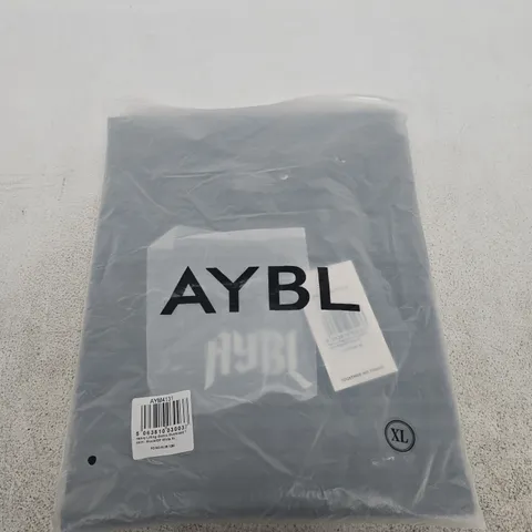 AYBL HEAVY LIFTING GOTHIC OVERSIZED SHIRT β BLACK/OFF WHITE, UK XL
