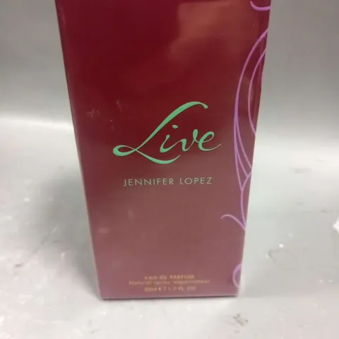 BOXED AND SEALED LIVE JENNIFER LOPEZ EAU DE PARFUM 50ML