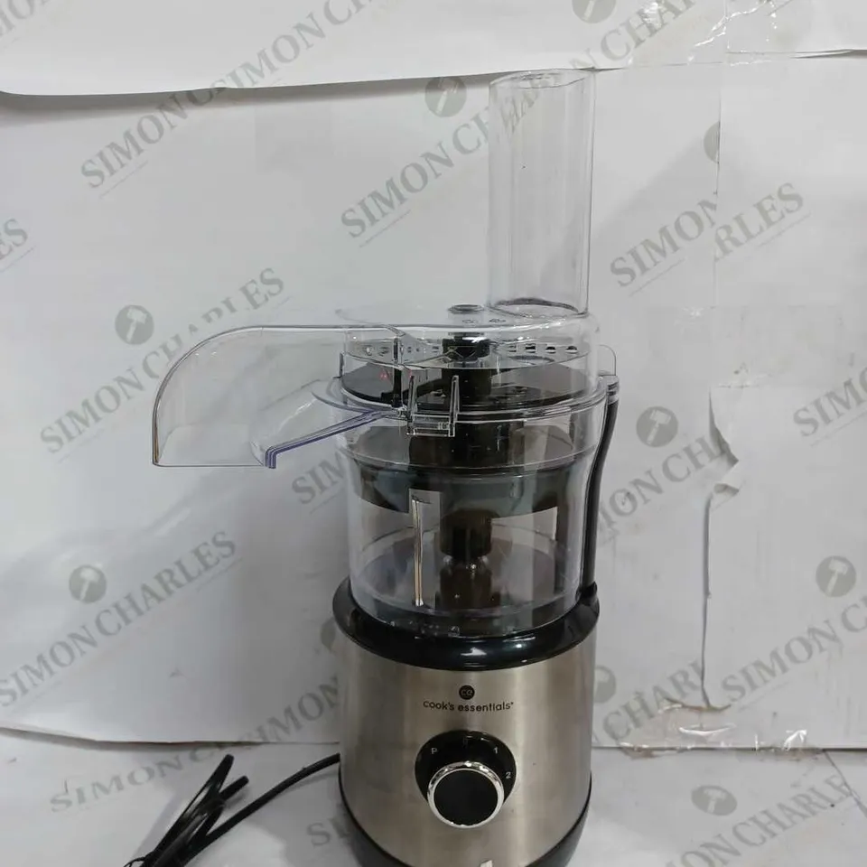 COOK'S ESSENTIALS 400ML COMPACT DOUBLE BLADE FOOD PROCESSOR