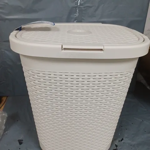 ADDIS 50-LITRE FAUX RATTAN UTILITY HAMPER