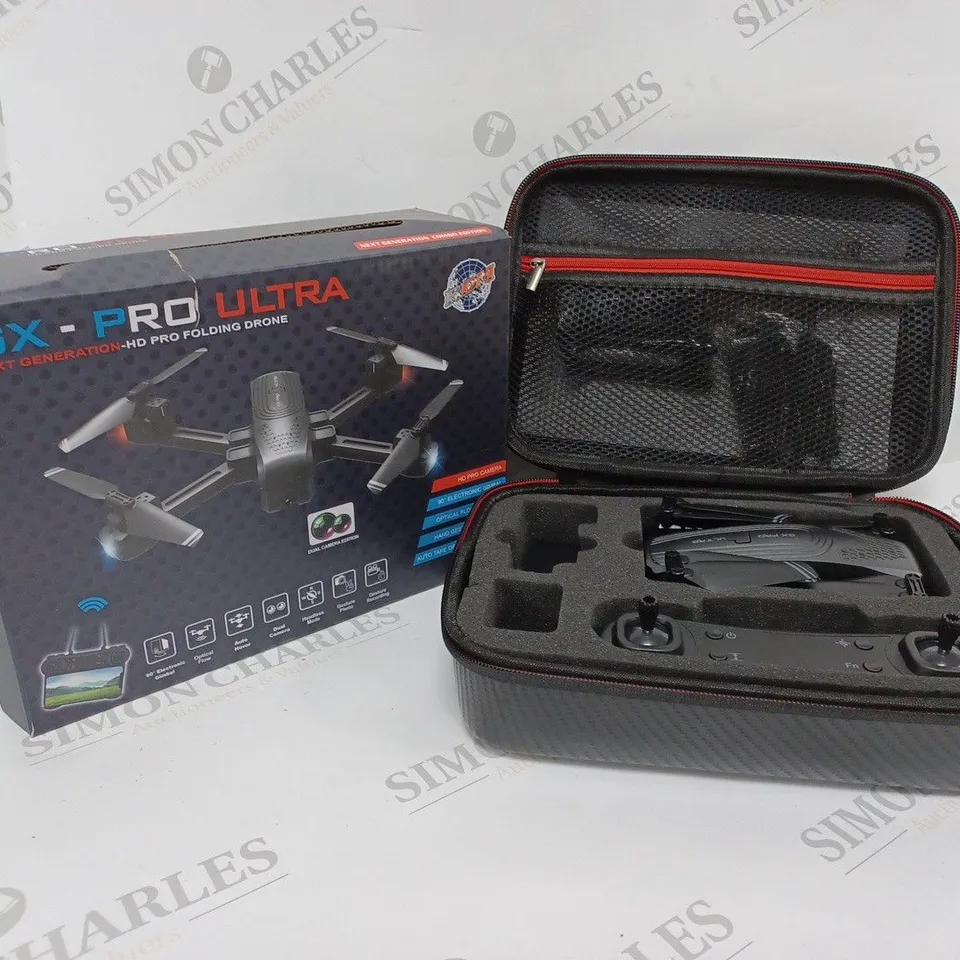 BOXED RDM GX-PRO ULTRA NEXT GENERATION HD PRO FOLDING DRONE 