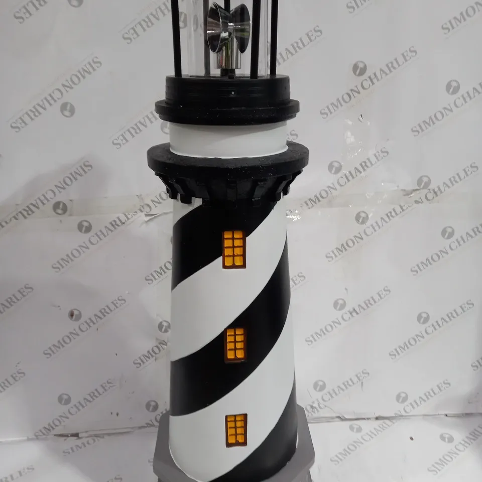 GARDEN REFLECTIONS XL SOLAR ROTATING 80CM LIGHTHOUSE