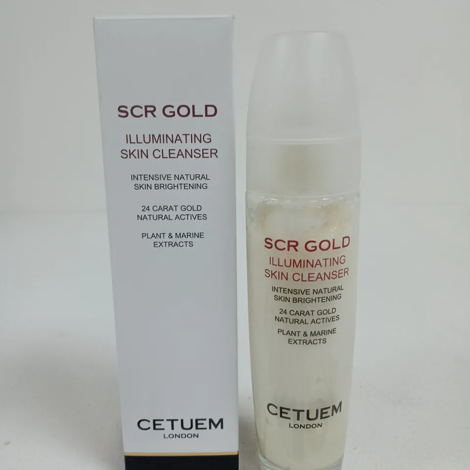 CETUEM LONDON SCR GOLD ILLUMINATING SKIN CLEANSER 100ML