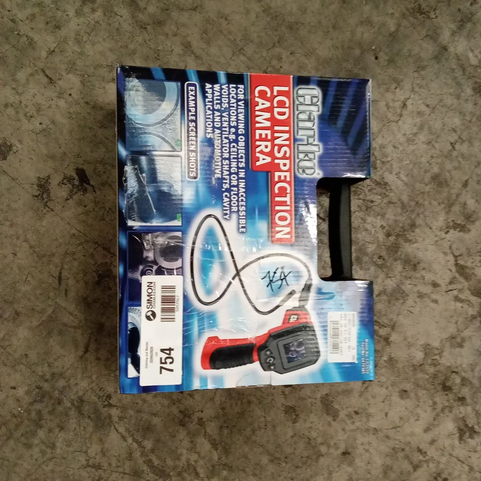BOXED CLARKE CIC2410 LCD INSPECTION CAMERA WITH 9MM LENS