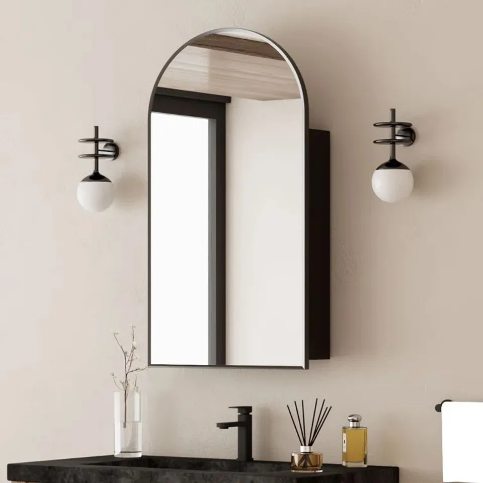 BOXED RAYGEN W H FRAMELESS MEDICINE CABINET MIRROR 3 FIXED (1 BOX)
