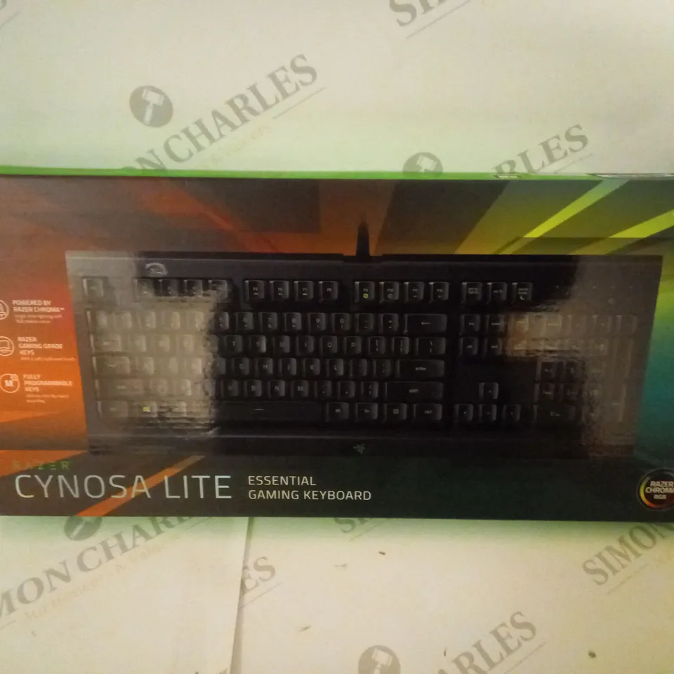 BRAND NEW BOXED RAZER CYNOSA LITE ESSENTIAL GAMING KEYBOARD