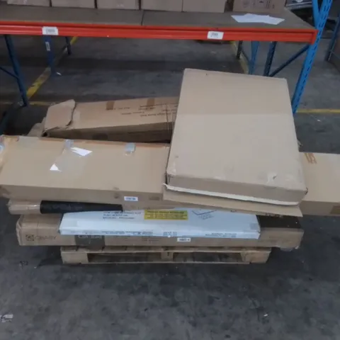 PALLET TO CONTAIN AN ASSORTMENT OF DESIGNER FURNITURE PARTS.