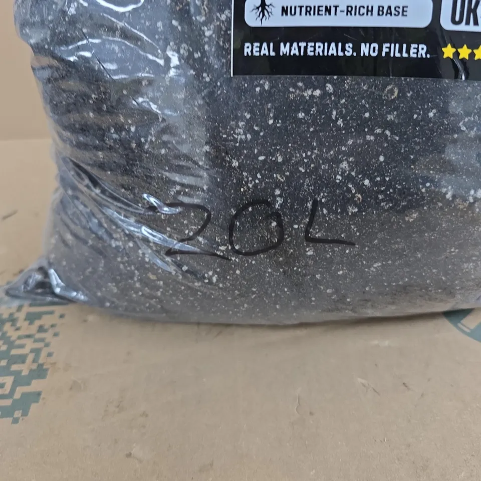 BLACK SOIL SOCIETY HOUSEPLANT SOIL MIX – 20L, MADE IN THE UK