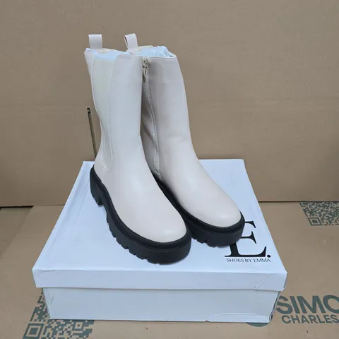 SHOES BY EMMA - KASIA SAND WOMEN'S ANKLE BOOTS UK 4