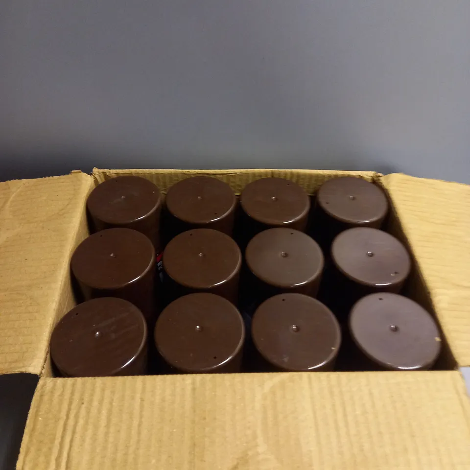 BOXED LOT OF 12 HOME AND GARDEN TEAK OIL EXTERIOR HARDWOOD SPRAY 400ML