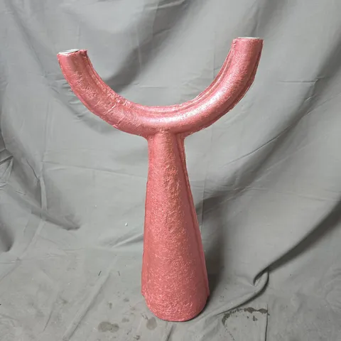 WARD WIJNANT 'CHUNK' CANDLEHOLDER PINK - REPRODUCTION 