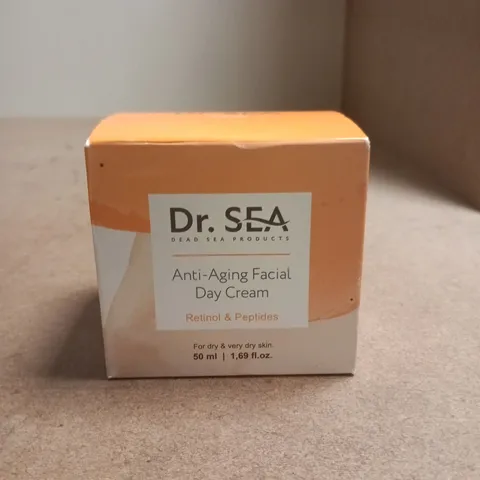 DR SEA DEAD SEA ANTI-AGING FACIAL DAY CREAM RETINOL & PEPTIDES 50 ML