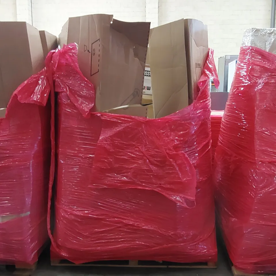 PALLET OF ASSORTED CONSUMER PRODUCTS TO INCLUDE: PORTABLE GAS PIZZA OVEN, GARMENT RACK, TRANSFER SLIDING BOARD, SEGMENTAL BODY COMPOSITION MONITOR, FOOT MASSAGER ECT