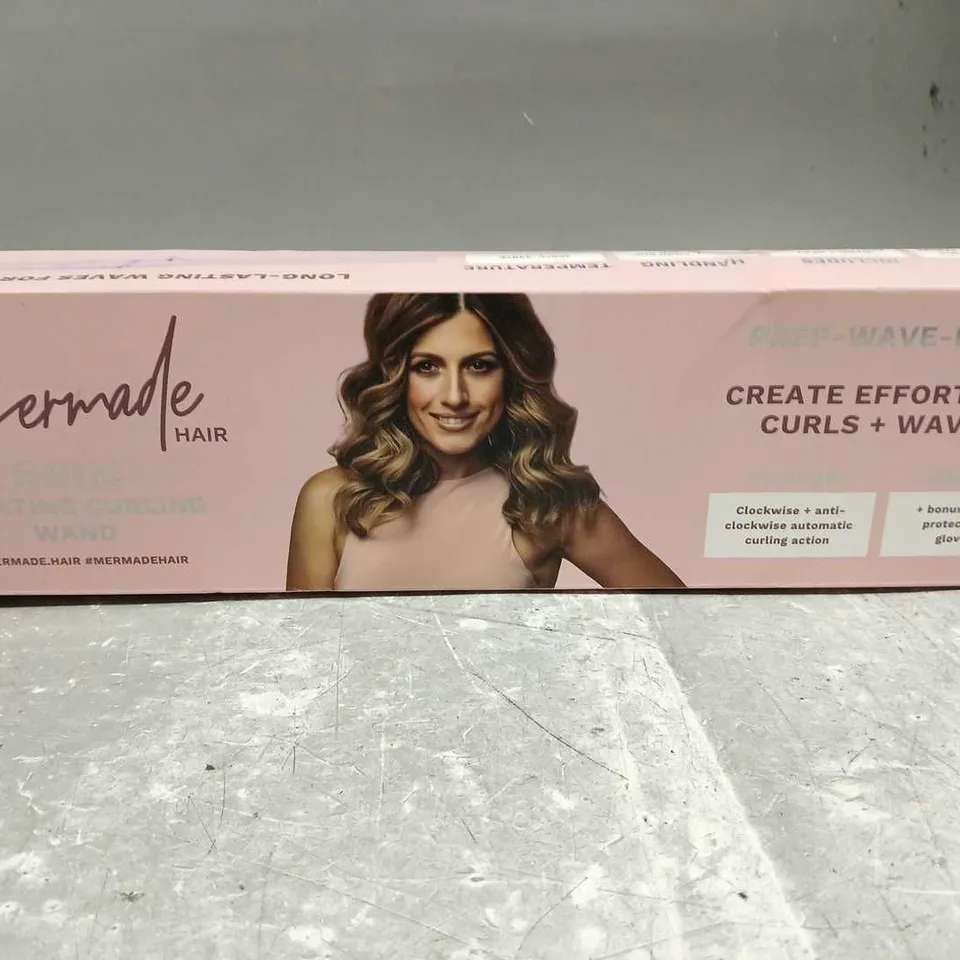 BOXED SPIN ROTATING CURLING WAND