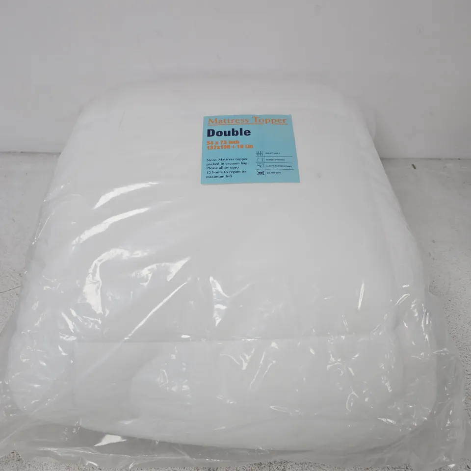 MATTRESS TOPPER – DOUBLE