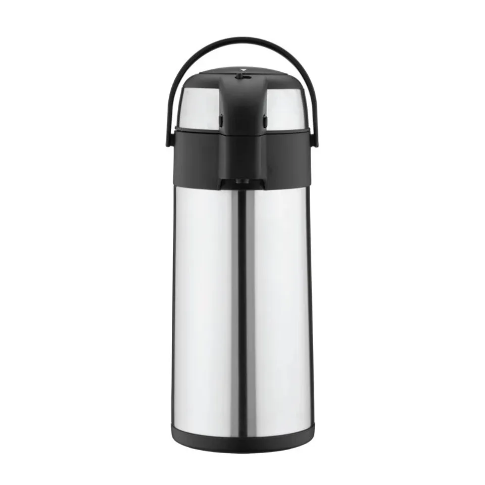 Boxed pioneer stainless steel push pump airpot (1 box)