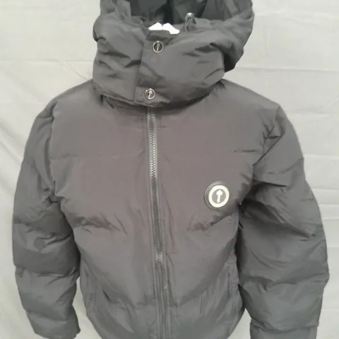 TRAPSTAR ZIPPED PADDED COAT IN BLACK SIZE UNSPECIFIED