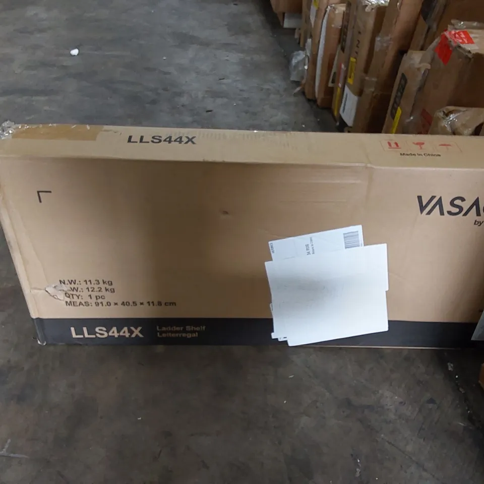 BOXED VASAGLE LLS44X LADDER SHELF (1 BOX)