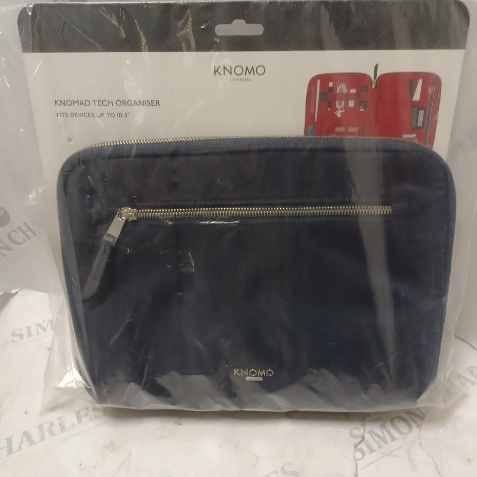 BOXED KNOMO TECH ORGAMISER CASE IN NAVY