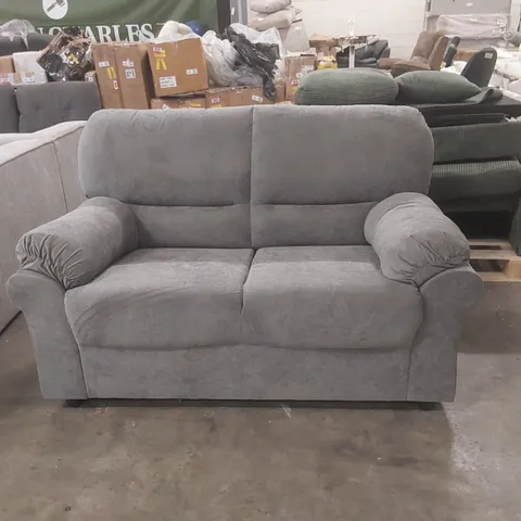 QUALITY DESIGNER FABRIC UPHOLSTERED 2 SEATER SOFA