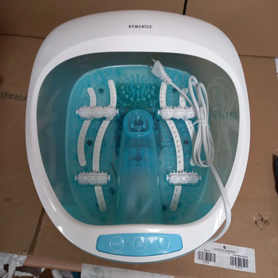HOMEDICS SPA LUXURY FOOT SPA WITH HEATER