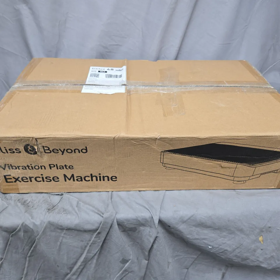 BLISS & BEYOND VIBRATION PLATE EXERCISE MACHINE – BLACK PLATFORM (BOXED WITH BOX)