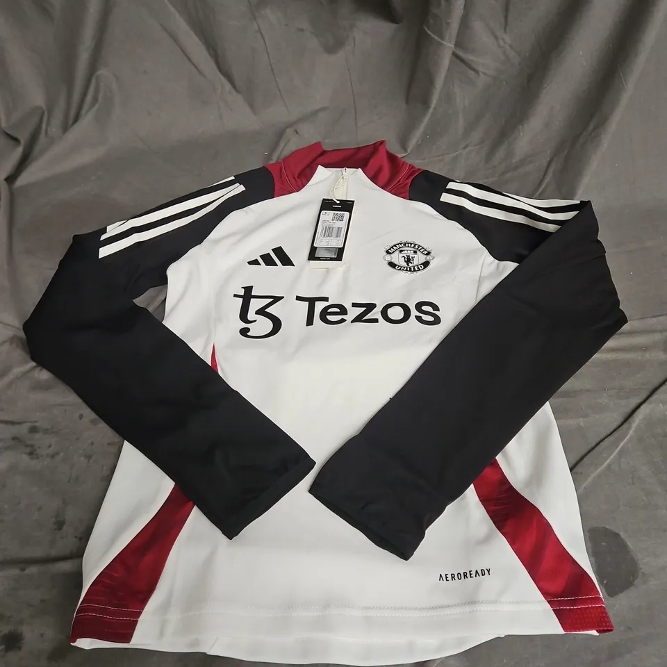 ADIDAS MUFC YOUTH TRACK TOP IN MULTI SIZE 11-12YRS