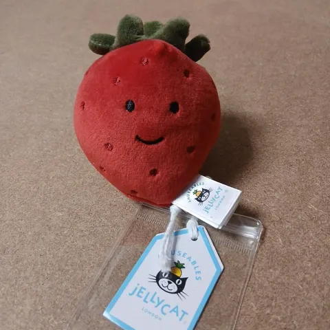 JELLYCAT STRAWBERRY PLUSH TOY β SOFT TOY (JELLYCAT LONDON)