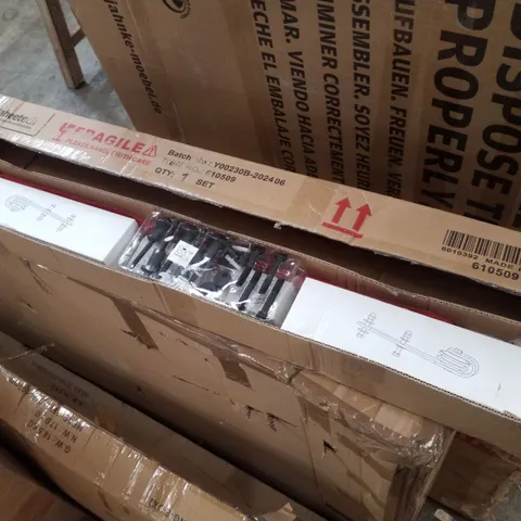 BOXED SINGLE BARN DOOR HARDWARE KIT (1 BOX)